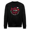 Liebe in der Luft! Berliner Luft! - Unisex Bio Sweatshirt - Schwarz