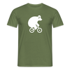 Fahrradbär - Männer Premium T-Shirt - Militärgrün