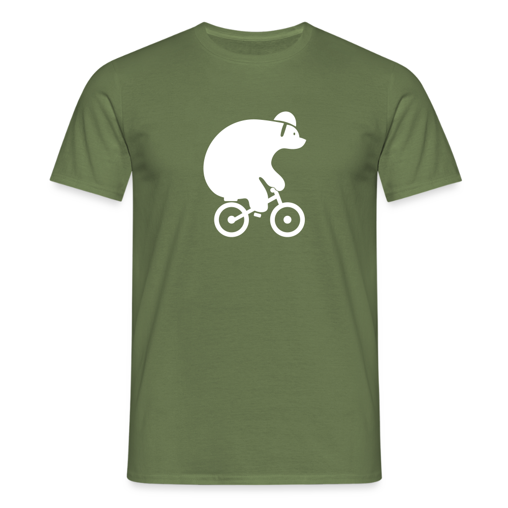 Fahrradbär - Männer Premium T-Shirt - Militärgrün
