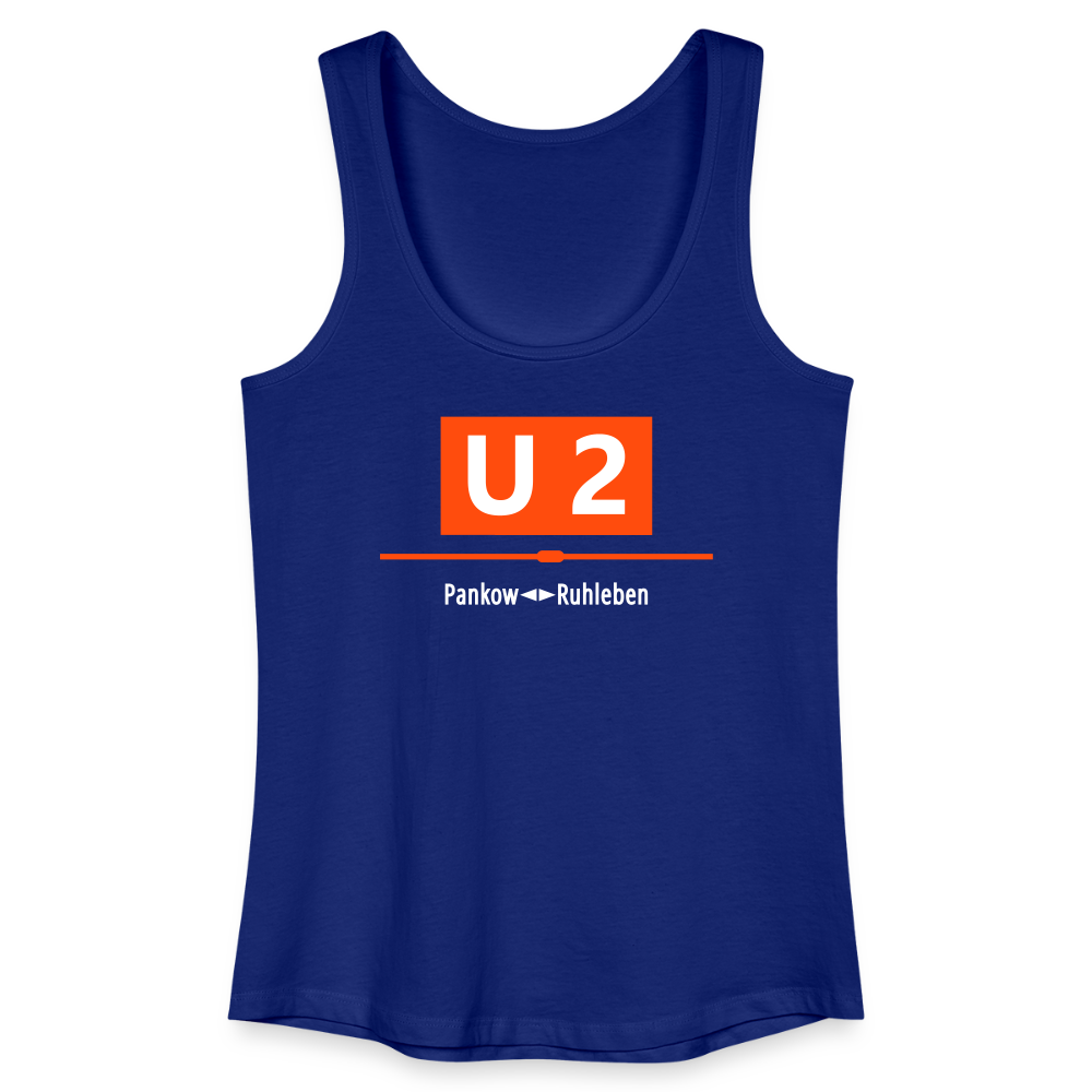 U2 Berlin - Frauen Bio Tank Top - Königsblau