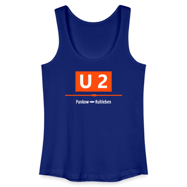 U2 Berlin - Frauen Bio Tank Top - Königsblau