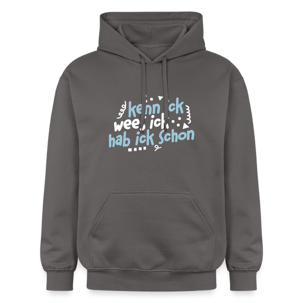kenn ick wees ick hab ick schon - Hoodie - Dunkelgrau