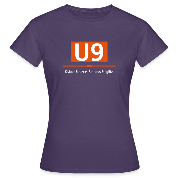 U9 - Frauen Premium T-Shirt - Dunkellila