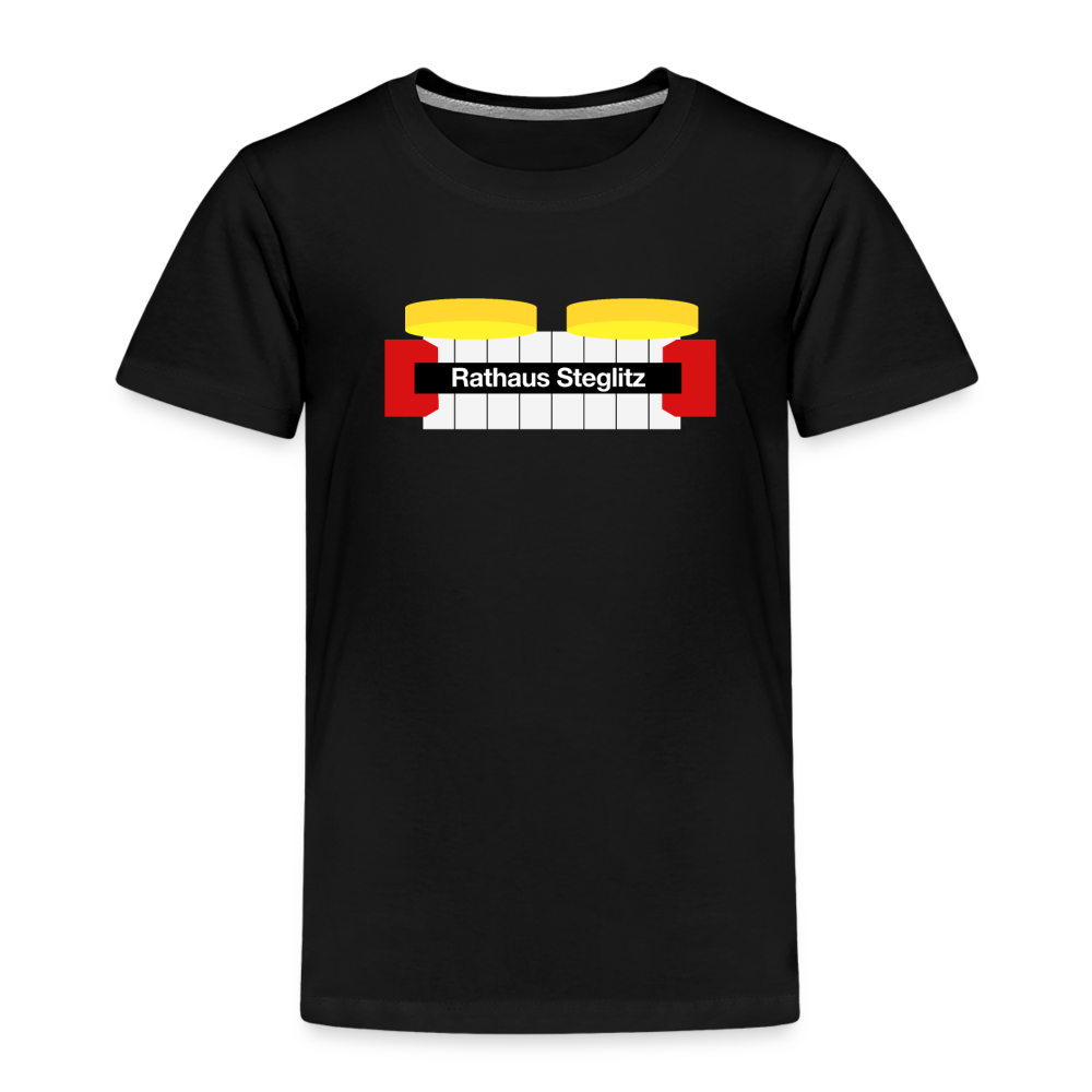 Rathaus Steglitz - Kinder Premium T-Shirt - Schwarz