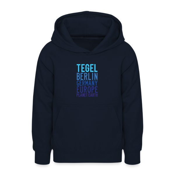 Tegel Planet Earth - Teenager Hoodie - Navy