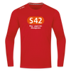 S42 - Männer Sport Langamshirt - Rot