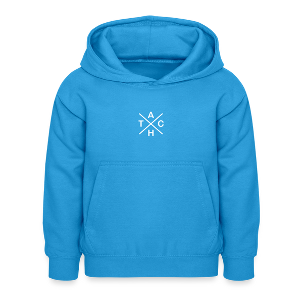 Tach X - Kinder Hoodie - Meeresblau