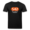 S42 - Unisex Bio T-Shirt - Schwarz