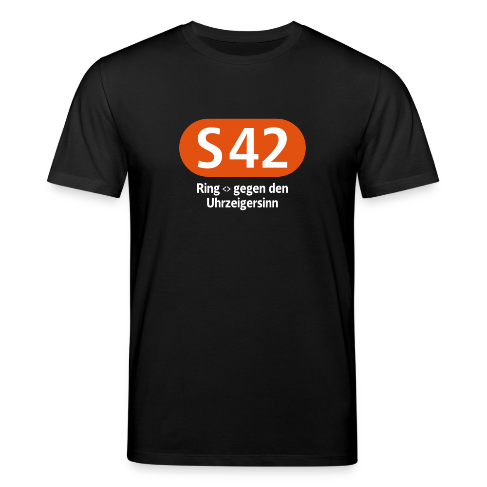 S42 - Unisex Bio T-Shirt - Schwarz