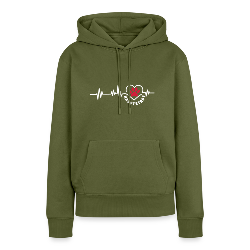 Hauptstadt - Frauen Premium Hoodie - Khaki