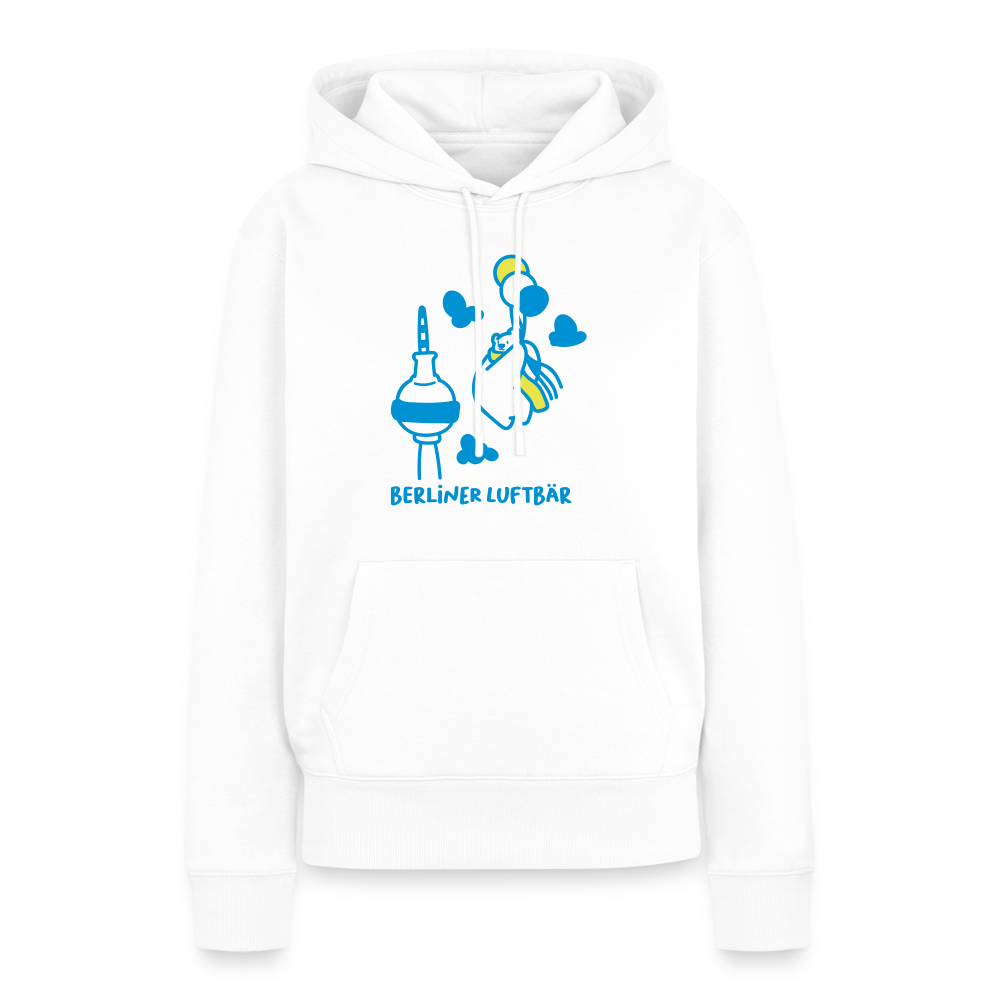 Berliner Luftbär - Frauen Premium Hoodie - Weiß