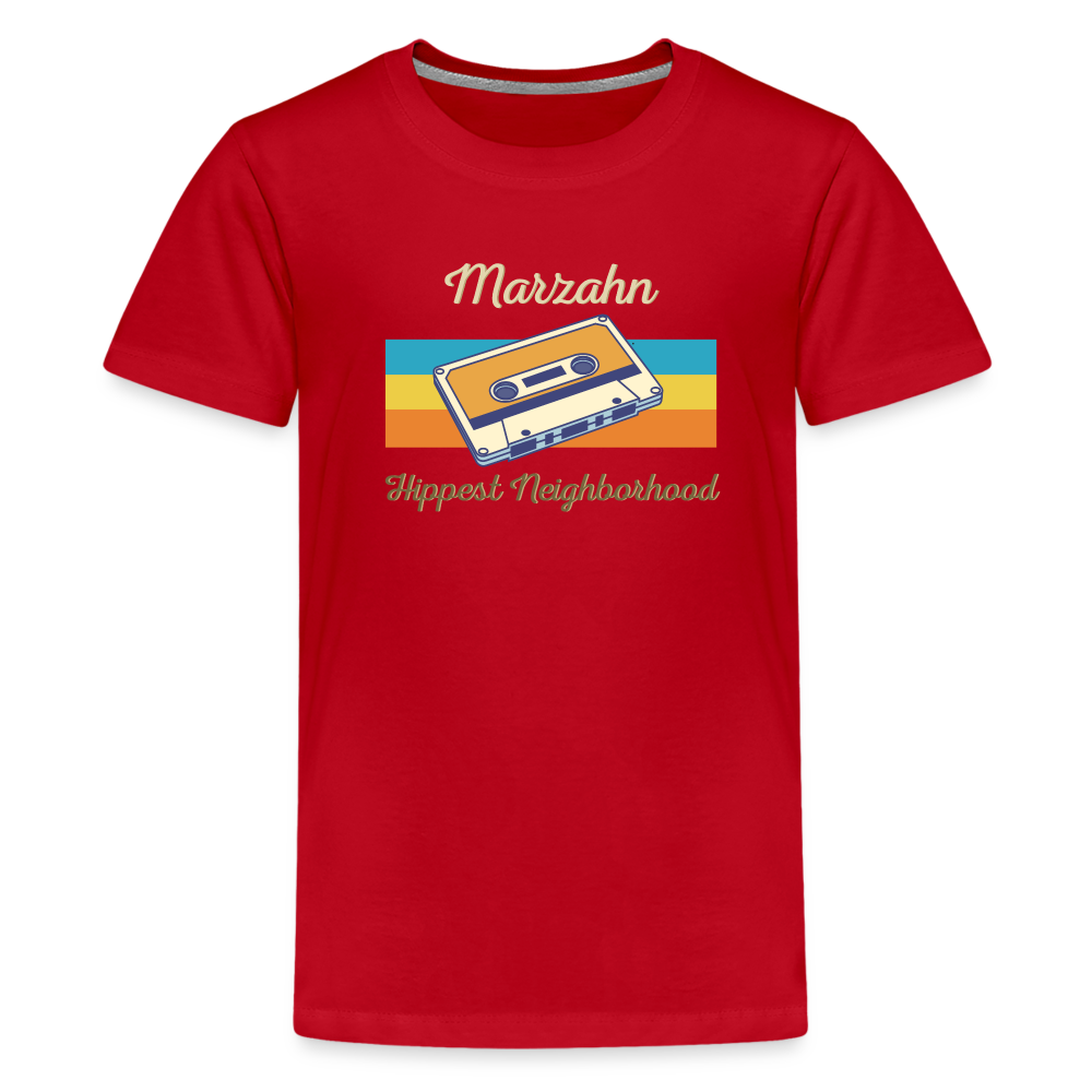 Marzahn Hippest Neighborhood - Teenager Premium T-Shirt - Rot