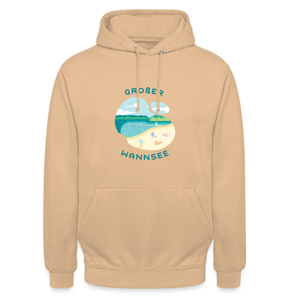 Großer Wannsee - Unisex Hoodie - Pfirsich