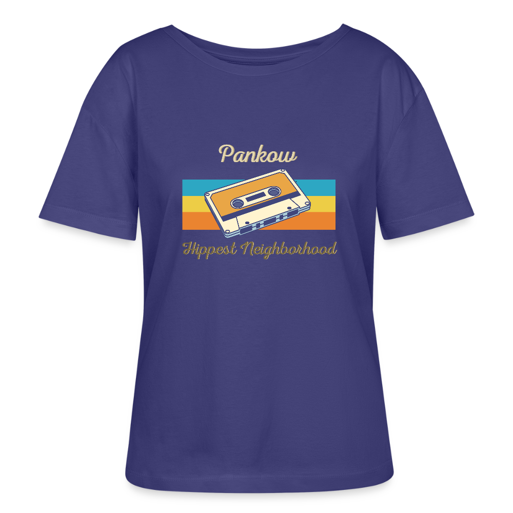 Pankow Hippest Neighborhood - Relaxed Rundhals Frauen Bio-T-Shirt - Dämmerung