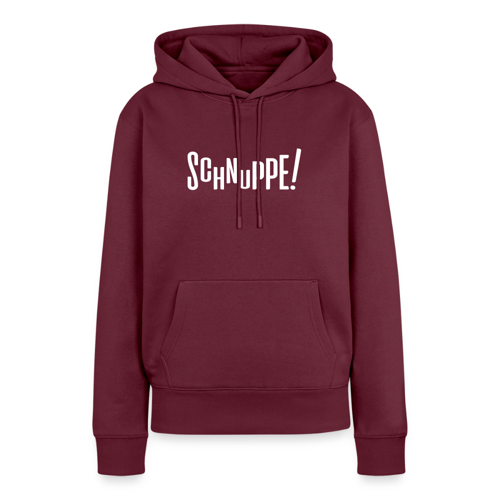 Schnuppe! - Frauen Premium Hoodie - Burgunderrot