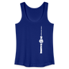 Fernsehturm Zick zack - Frauen Bio Tank Top - Königsblau