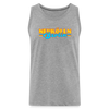 Neukölln Berlin Retro - Männer Premium Tank Top - Grau meliert