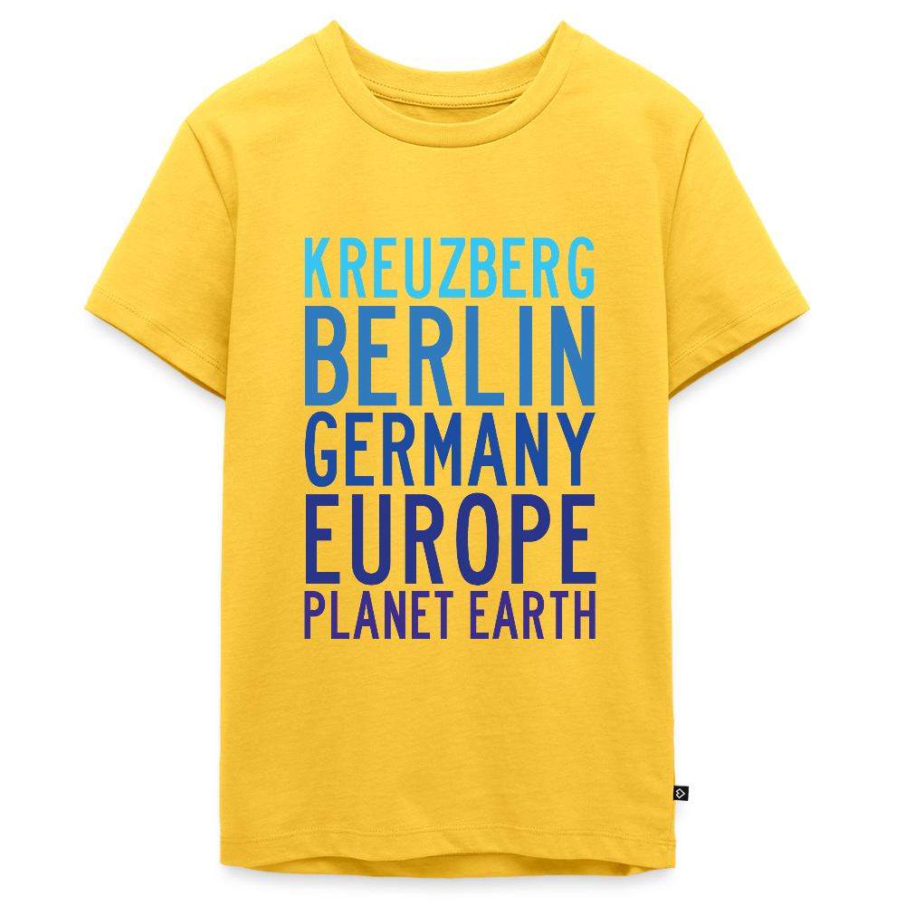 Kreuzberg - Planet Earth - Teenager Premium T-Shirt - Gelb