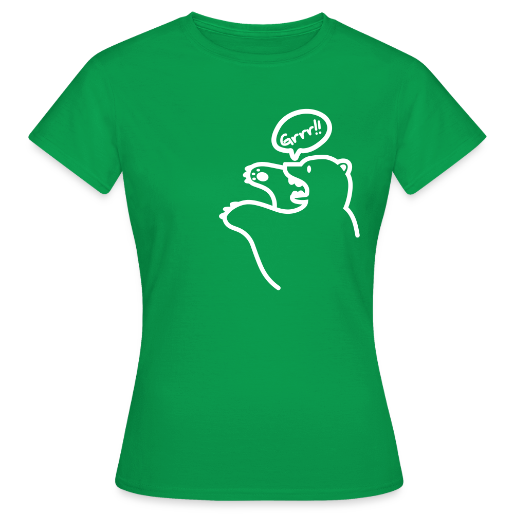 Böser Berliner Bär - Frauen Premium T-Shirt - Kelly Green