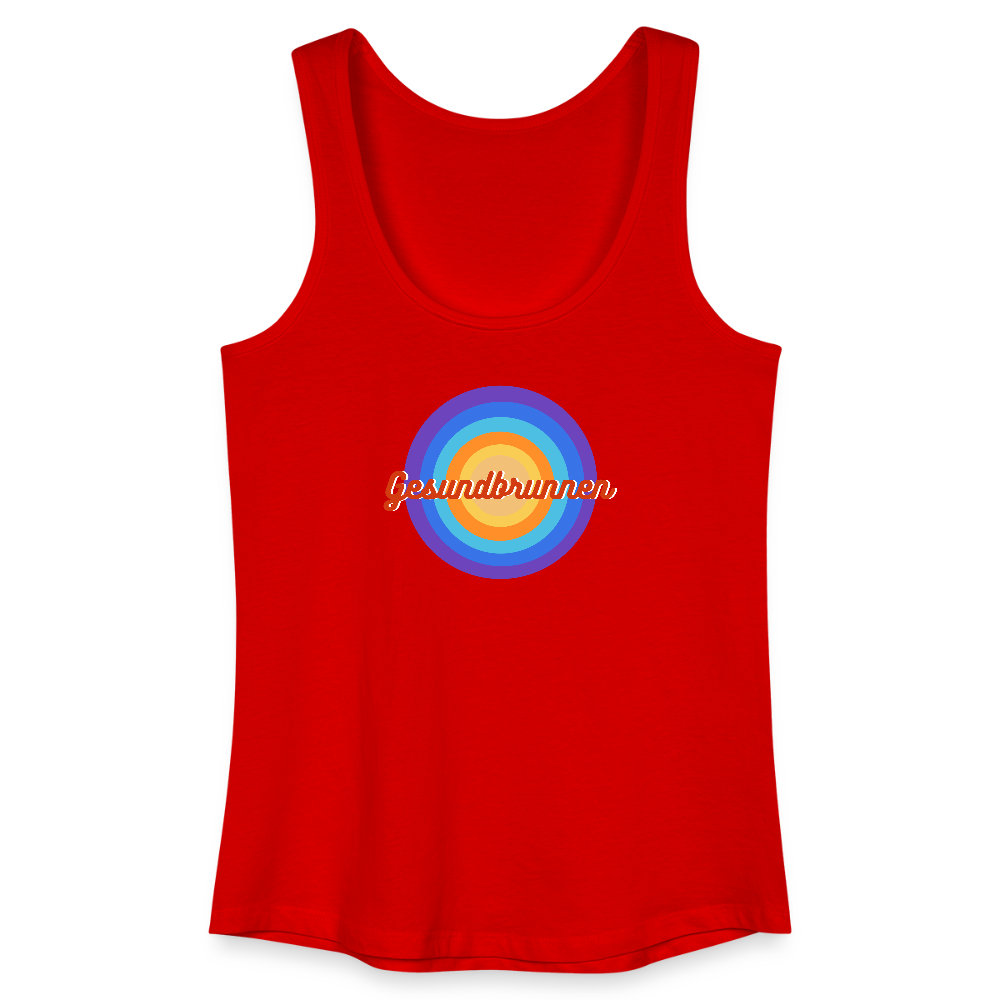 Gesundbrunnen Retro - Frauen Bio Tank Top - Rot
