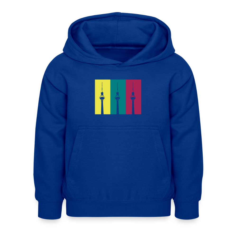 Berlin Retro - Kinder Hoodie - Royalblau