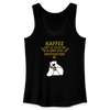 Kaffee motiviert - Frauen Bio Tank Top - Schwarz