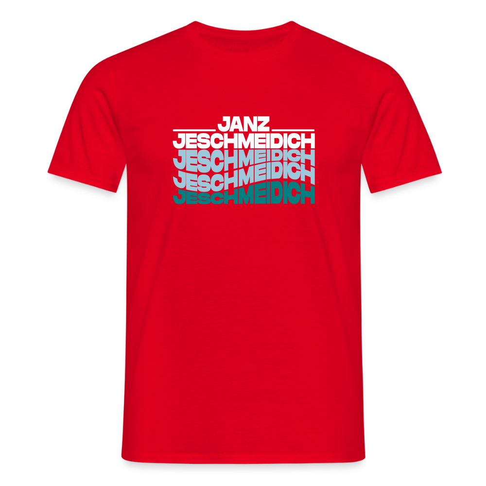 Janz Jeschmeidich - Männer Premium T-Shirt - Rot