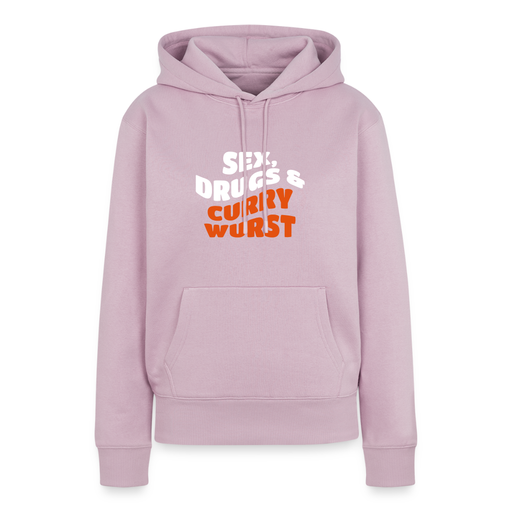 Sex, Drucks & Currywurst - Frauen Premium Hoodie - Altrosa