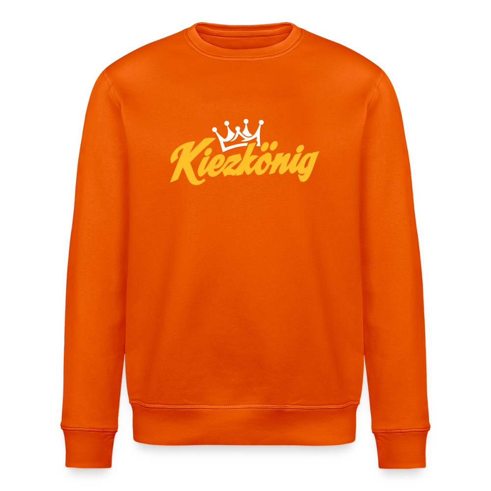 Kiezkönig - Unisex Bio Sweatshirt - Tieforange