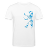 Berliner Bär Geometrie - Unisex Bio T-Shirt - Weiß