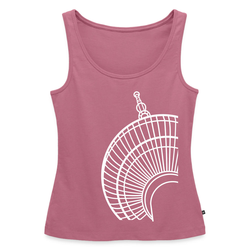 Der Turm von unten - weiß - Frauen Bio Tank Top - Mauve