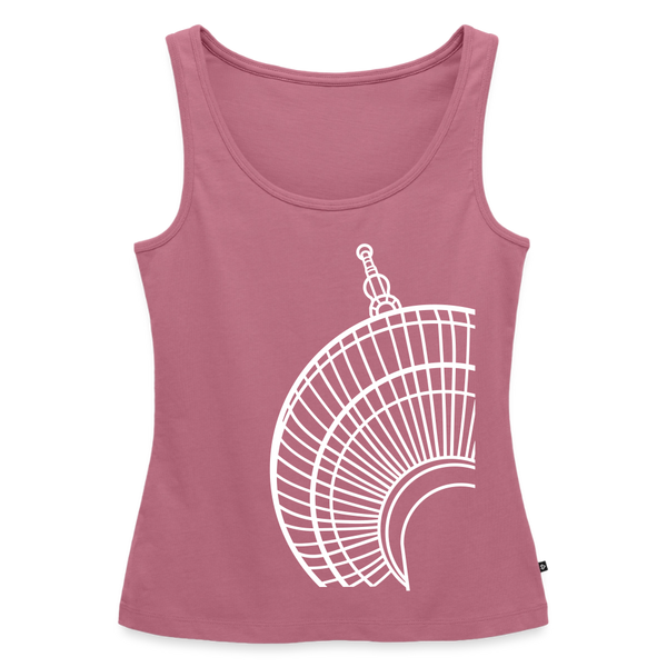 Der Turm von unten - weiß - Frauen Bio Tank Top - Mauve