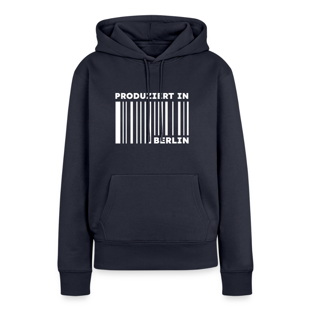PRODUZIERT IN BERLIN - Frauen Premium Hoodie - Navy
