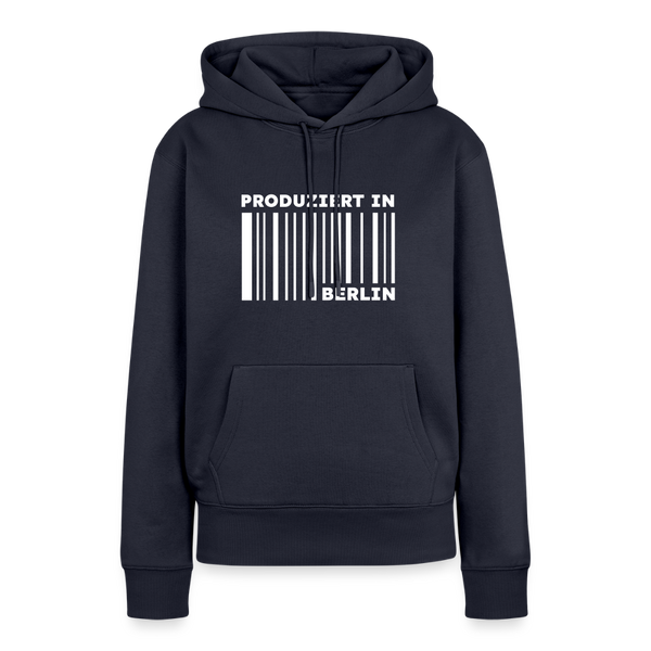 PRODUZIERT IN BERLIN - Frauen Premium Hoodie - Navy