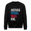 Justus & Peter & Bob & Icke - Unisex Bio Sweatshirt - Schwarz