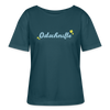 Ostschnitte - Relaxed Rundhals Frauen Bio-T-Shirt - Dunkles Petrol