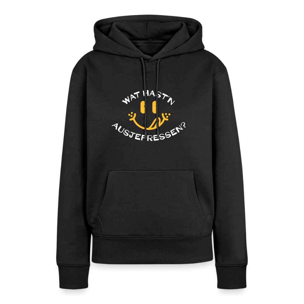 Wat Hast’n Ausjefressen - Frauen Premium Hoodie - Schwarz
