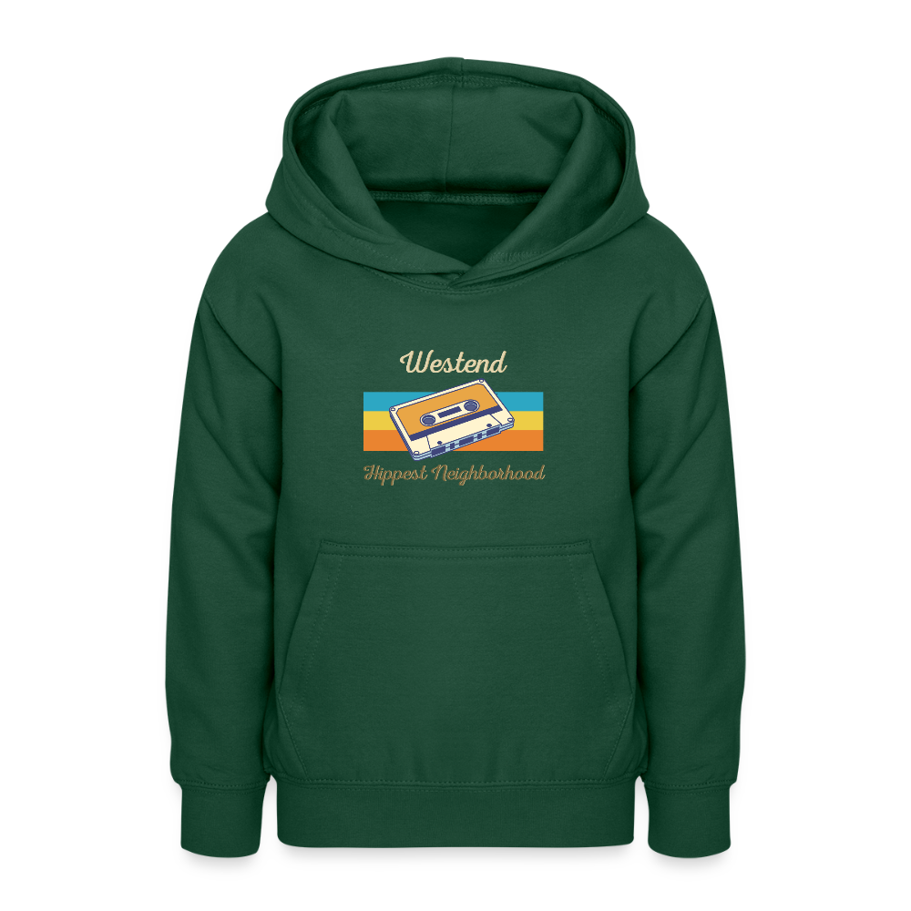 Westend Hippest Neighborhood - Teenager Hoodie - Flaschengrün