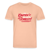 Ick knutsch dir! - Unisex Bio T-Shirt - Pfirsich