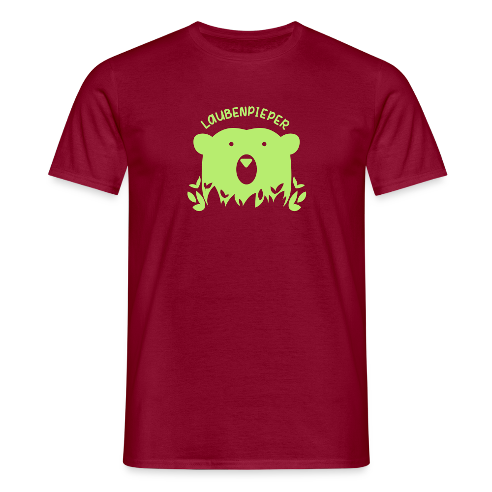 Laubenpieper - Männer Premium T-Shirt - Ziegelrot