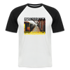Gesundbrunnen Metro - Männer Baseball T-Shirt - Weiß/Schwarz
