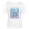Charlottenburg - Earth - Relaxed Rundhals Frauen Bio-T-Shirt - Weiß