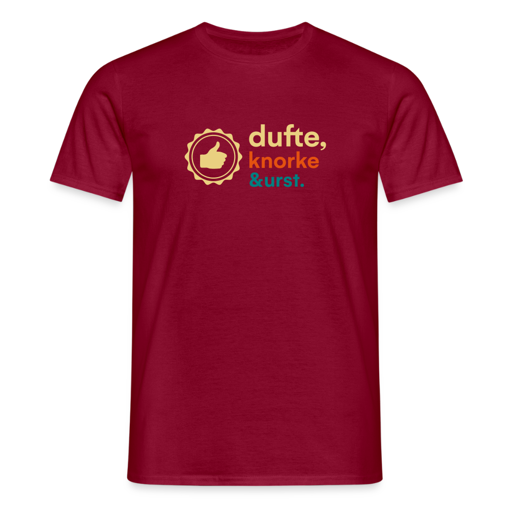 Dufte, Knorke, Urst - Männer Premium T-Shirt - Ziegelrot