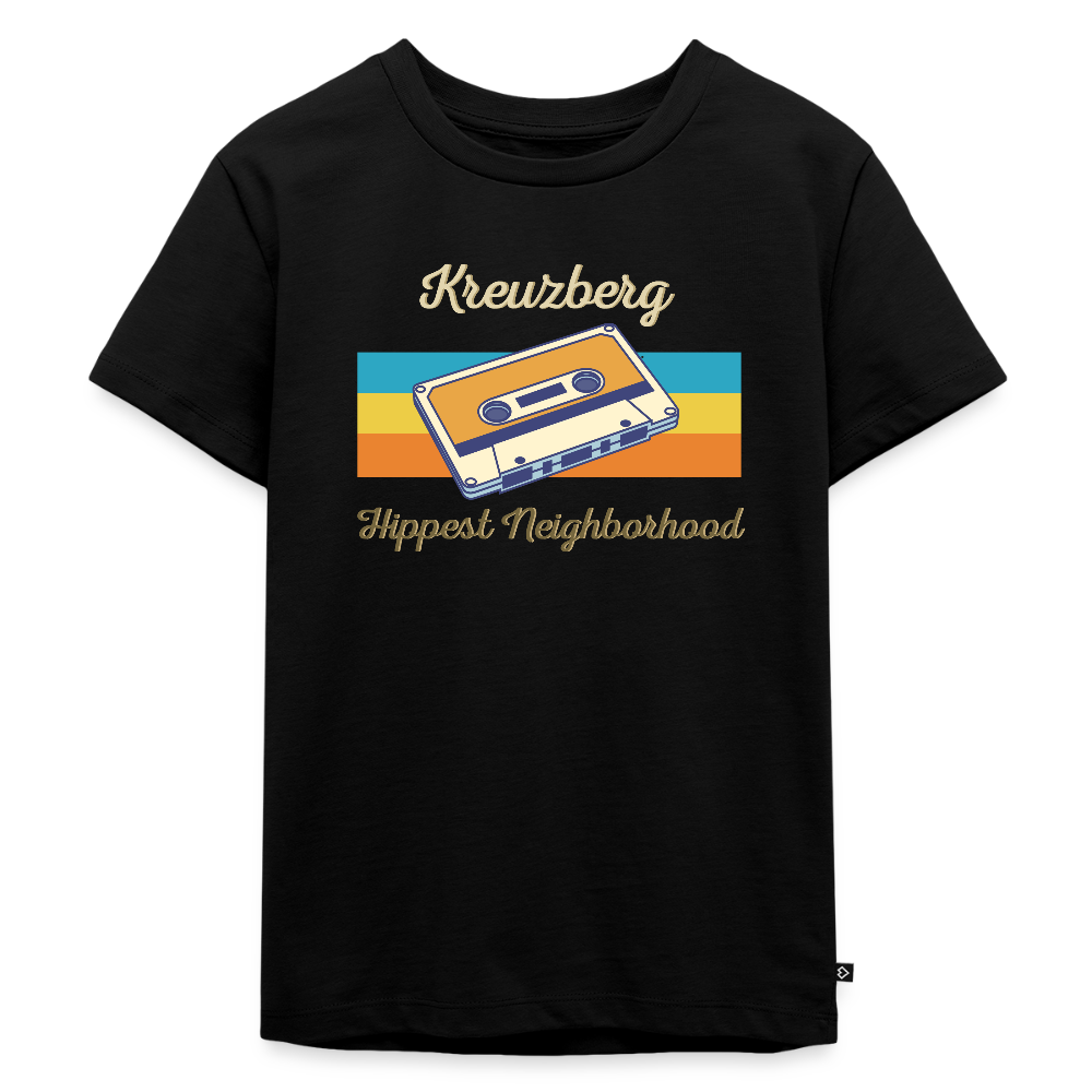 Kreuzberg Hippest Neighborhood - Kinder Premium T-Shirt - Schwarz