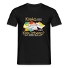 Kreta oder Kreuzberg - Männer Premium T-Shirt - Schwarz