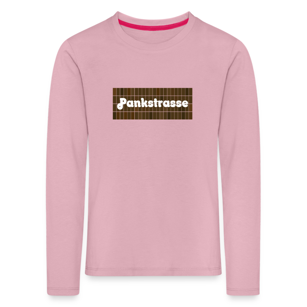 Pankstrasse - Kinder Langarmshirt - Hellrosa