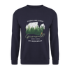 Grönland oder Grunewald - Unisex Pullover - Navy