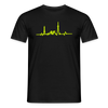 Herzschlag für Fahrradfahrer - Männer Premium T-Shirt - Schwarz
