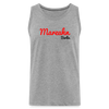 Marzahn Berlin - Männer Premium Tank Top - Grau meliert