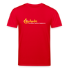 Lächeln is keen Jesichtsbruch - Unisex Bio T-Shirt - Rot
